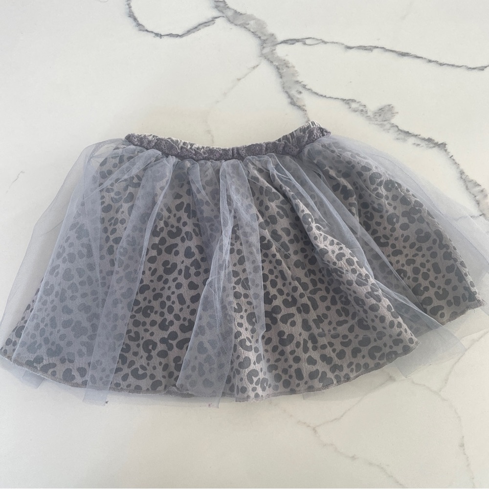 Zara Cheetah Tulle Skirt